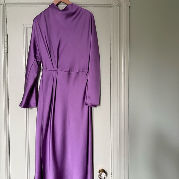Stine Goya Lavender Satin Dress - Picture 2 of 5